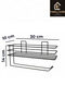 4 Piece Bathroom Set Shampoo Holder Shelf Wc Paper Holder Bathroom Organizer - 6