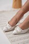 Women's White Heeled Shoes Tr12Ms07B - 6