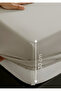 100% Organic Cotton Fitted Sheet - 160X200 - Cappuccino - Dolmabahçe Series - 2