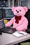 100 cm Large Plush Bear with Bow Tie Cute Toy
