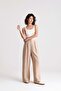 Women's Stone Premium Tencel Fabric Palazzo Trousers 31074 - 4