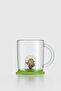 Joy Kral Şakir Remzi Figured 250 ml Tritan Cup with Handle 222038 Green