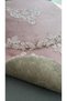 Milas Non-Slip Sole, Bridal, Velvet Lace Detail 2-Piece Super Luxury Oval Bath Mat Set Pink - 5