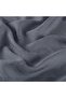 Monogram Shawl - Sky Blue Patterned - Silver - 3