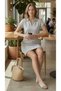 Women's Penny Polo Collar Dress with Pockets - Soft Modal Fabric - 5