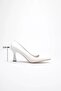White Heeled Women's Stiletto Tr20Ms02B - 2