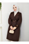 Modest Double Breasted Collar Waterproof Belted Trench Coat Rc1103013 - 4