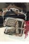 Silver Plated 2-Tier Rectangular Serving Tray - 3