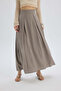 Mombasa Pleat Detail Smoked Skirt - 7