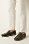 , Men's Genuine Leather Casual Shoes 1611064Z213 Khaki - 2