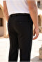Men's Black Quality Flexible Lycra Ankle Length Fabric Trousers - 5