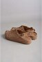 Seç 8071 Genuine Leather Women's Sabo Sandals Si̇garo - 5