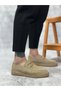 Ba0358 Boa Natural Leather Powder Lace-Up Rubber Handmade Espadrille Sole Beige Color Men's Shoes