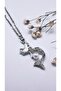 Steel Necklace with Mermaid Figure - 4
