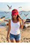 Eck Textile Unisex Red Ataturk Embroidered Hat - 2