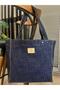 Women's Dark Blue Denim Bag Shoulder Bag - 6