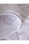 Rachel 100% Cotton Foot Towel - White - 50X70 cm - 4