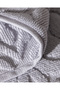 Rachel 100% Cotton Foot Towel - Gray - 50X70 cm - 4