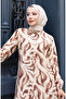 Modal fabric tunic pants double set 0158-03 brown - 4