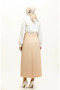 Pleated Skirt 2249-05 Beige - 4