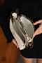 Original Special Boxed Luxury Soft Leather 3-Compartment Large Volume Gift for Lover, Girlfriend, Mom, Birthday Gift, Stylish Daily Women's Shoulder Bag with Adjustable Strap - Cream - 6