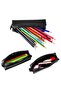 Artificial Leather Single Compartment Pencil Case Black – Pencil Holder with Internal Support and Zipper - 5