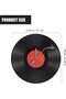 Vinyl Record Wall Clock, Music Theme Decorative Timepiece, Battery Operated Clock