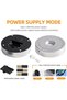 Rotating LED Display Base,Colorful Light Crystal Stand for Artwork