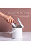 Portable Cosmetic Organizer,LED Mirror,Multi-Purpose Travel Case,White - 5