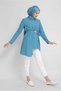 Asymetric Cut Birds Detail Tunic 40867 - 2