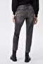 Funny High Waist Regular Fit Straight Leg Black Women's Jeans - 2