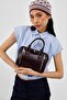 Dolce City El and Crossbody Bag Mürdüm