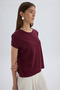 Suva Short Sleeve Burgundy T-Shirt