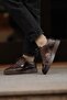 Justin Model Genuine Combination Shoes Leather EVA Sole Sneakers - 3
