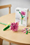Licensed Flower Series Carnation Building Blocks Set Abs Decorative Flower Building Block - 3