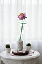 Licensed Flower Series Pink Rose Building Blocks Set Abs Decorative Flower Building Block - 5