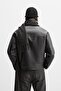 Zra model new season relaxed fit four seasons viral men's leather jacket coat - 3