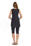 Sleeveless Tights Swimsuit Hijab Anthracite Sports Design - 2