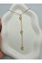 Elegant Seashell Detailed Adjustable Steel Necklace - 5