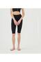 Swimsuit Tights High Waist Lycra Black Knee Level - 3