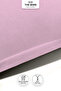 |   Set of 2 Combed Cotton Pillowcases |   100% Cotton |   50 X 70 cm |   Zippered - 3