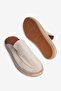 Genuine Leather Summer Men's Suede Closed Front Jute Sole Beige Espadrille Slippers -Mssr3416-Bj - 3