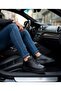 Ba0802 Black Color Black High Sole Men's Casual Shoes - 4