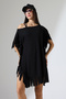 Jacquard Tasseled Beach Dress Pareo - 3