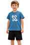 Nazarim 5-8 Years X Printed Men's Bottom Top Set