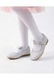 Girl's White Color Silvery Orthopedic Sole Soft Stylish Ballerinas