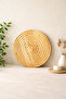 Natural Wood Carved Round Decorative Tray/presentation Tray/serving/bathroom Tray