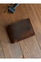 Classic Genuine Leather Handmade Men's Wallet.Birthday & Father's Day & Valentine's Day Gift - 6