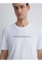M0612647 Black Printed T-Shirt Men's T-Shirt White - 5