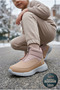 29177 Black - Brown Girl's Zippered Boots